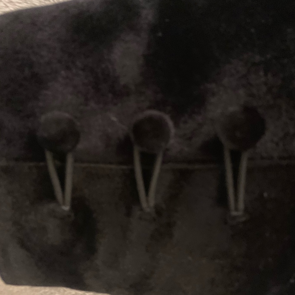 Nine West Khraine Black Velvet Booties - Picture 6 of 7